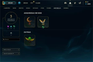 Conta PLATINA 4 - Smurf LOL (league of legends) ELOMOON