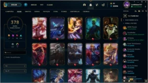 Conta plat IV Lvl 290 378 Skins - League of Legends LOL