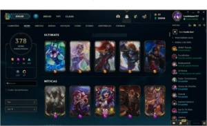 Conta plat IV Lvl 290 378 Skins - League of Legends LOL