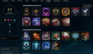 Conta League of Legends Full Acesso - 95 Champs e 42 Skins LOL