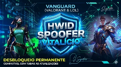 Spoofer HWID Vitalício – (Valorant, LoL, Fortnite e etc )