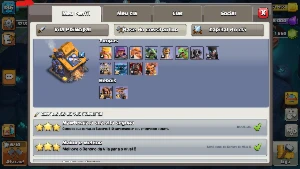 Conta Cv17 Rushada - Clash Of Clans
