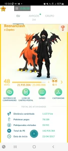 Pokemon Go Nv 48 Conta 2017