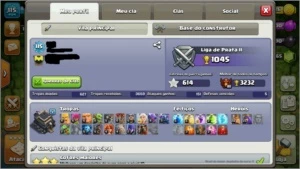 CONTA CLASH OF CLANS CV9 98% FULL