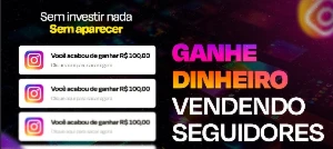 seja um vendedor de seguidores profissionais - Redes Sociais