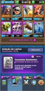 Conta Clash Royale Arena Desafiante 2