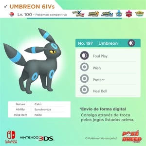 Umbreon 6IVs Normal/Shiny - Pokémon