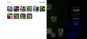 conta de efootbal com 3209 de over max - eFootball PES