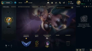 Conta janna vitoriosa, Rammus rei, kayle juiza e icones raro - League of Legends LOL