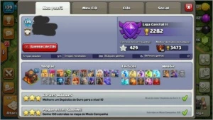 CV10 FULL CASAL 40 BARATINHO - Clash of Clans