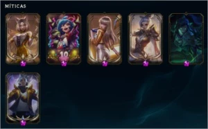 Conta LoL Platina +400 skins // 4 ultimate // 6 míticas - League of Legends