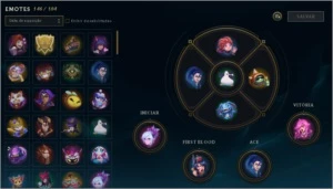 Conta LoL Platina +400 skins // 4 ultimate // 6 míticas - League of Legends