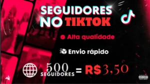 [Menor Preço] 500 seguidores para tiktok R$3,50 - Social Media