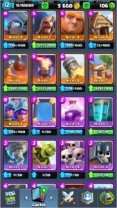 CONTA DE CLASH ROYALE LIGA 1