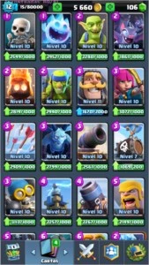 CONTA DE CLASH ROYALE LIGA 1
