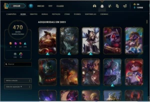 conta lol gold 469 skins - League of Legends