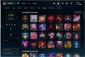 conta lol gold 469 skins - League of Legends