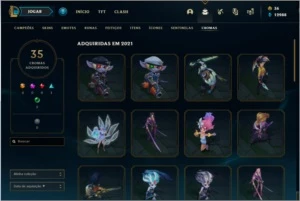 conta lol gold 469 skins - League of Legends