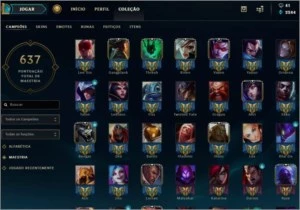Conta de Lol Platina 1 - League of Legends