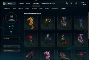 Gold 4, 181 Skins, ALL CHAMPS - League of Legends LOL