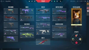 conta de valorant full acesso, com vandal netuno e faca