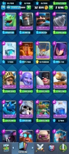 Conta Clash Royale lvl 41 (REI 13) 2696 gemas