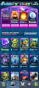 Conta Clash Royale lvl 41 (REI 13) 2696 gemas