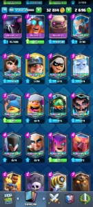 Conta Clash Royale lvl 41 (REI 13) 2696 gemas