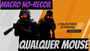 MACRO NO RECOIL CS:GO PARA QUALQUER MOUSE! - Counter Strike