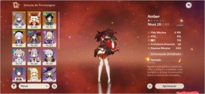 Conta com Klee, venti e mais 4 cinco estrelas - Genshin Impact