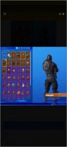 CONTA RARA FORTNITE CAVALEIRO NEGRO