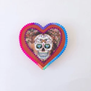 Quadro Box Caveira Mexicana 4 - Artesanato e Personalizados