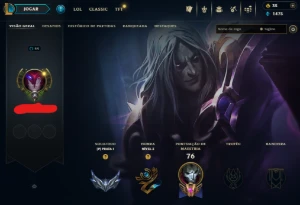 Conta Lol Prata, 42 Skins, 1 Lendária, Upada na Mão, Lvl 44 - League of Legends