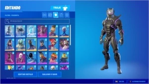 CONTA FORTNITE RARA ( 180+) SKINS. CONTEM SALVE O MUNDO