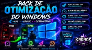 Pack De Otimizaçao Do Windows 100% Funcional 2026 - Softwares e Licenças