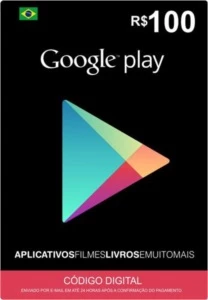 CARTÃO GOOGLE PLAY R$ 100 NO BRASIL