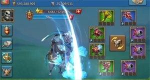 Conta 593 M de poder 14M de tropas - Lords Mobile