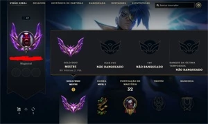 CONTA MESTRE LOL - League of Legends