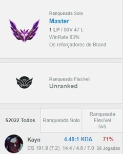 CONTA MESTRE LOL - League of Legends
