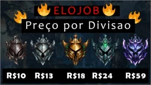 ELOJOB QUENTE LEAGUE OF LEGENDS (SEM DUO) LOL