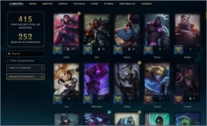Conta LOL - Todos Champions, 204 skins e muito mais - League of Legends