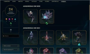 Conta LOL - Todos Champions, 204 skins e muito mais - League of Legends