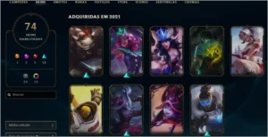 CONTA LOL PLATINA !!! - League of Legends