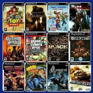 +200 jogos de PS2 em Formato de ISO - Outros