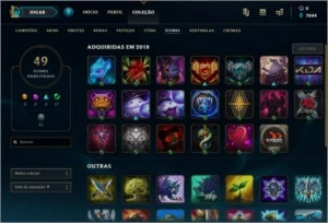 CONTA LOL MD5 P/ PLATINA - COM 28 CHMPs e 4 SKINS ÉPICAS - League of Legends
