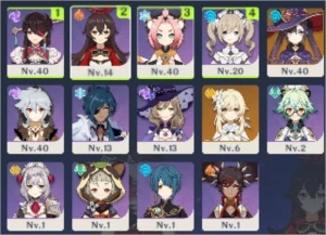 CONTA AR 24 COM TUMULO DO LOBO E NAT 5 MONA - Genshin Impact