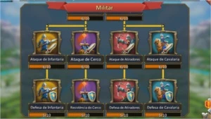 Conta de Lords Mobile Castelo 19 com 25k em gemas