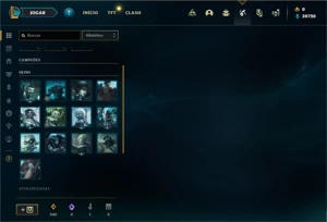 Conta ouro 4 com 23 Champs e 13 Fragmentos de skins - League of Legends LOL