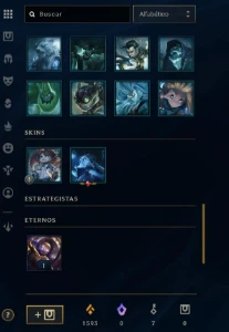 Conta League of Legends Full Acesso - 155 Champs e 92 Skins LOL