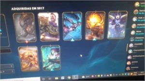 conta de lol, level 123, 84 skins, - League of Legends